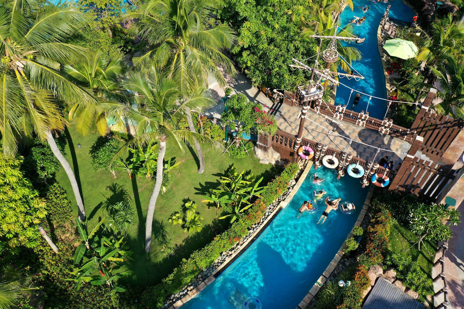 Relaxing tropical waters and winding palm-fringed rivers at Siam Park Tenerife